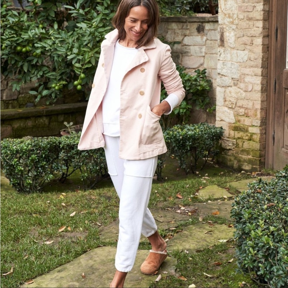 Frank & Eileen Light Pink Pea Coat